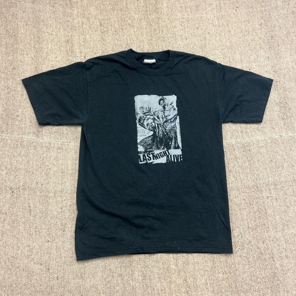 Vintage‎ Our Last Night Shirt Mens Medium Black 2000s Post Hardcore